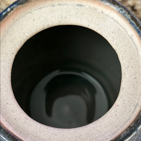 Hand Crafted Blue and Gray Ceramic Art Teapot - Picture 2 of 6